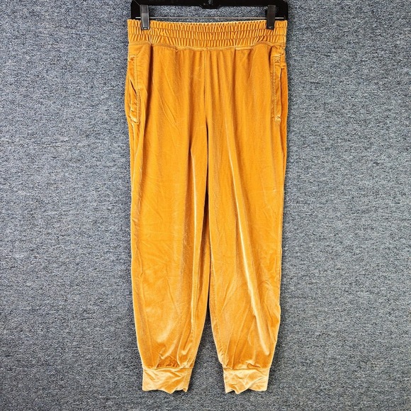 Fabletics Pants - Fabletics‎ Luxe Velour Jogger Drawstring Track Pants w/ Pockets Size S